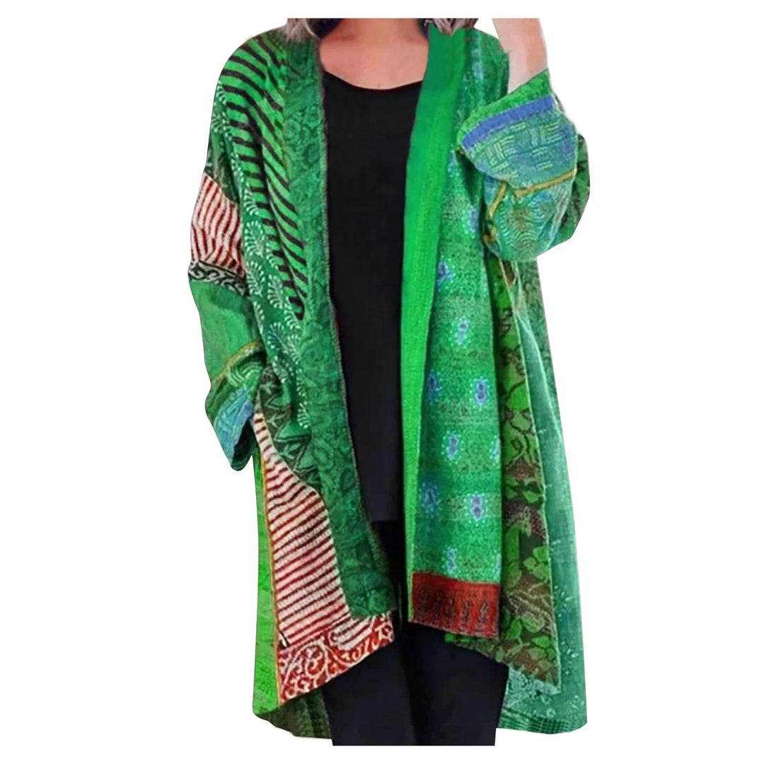 W&W Mode Vintage langärmelige Strickjacke