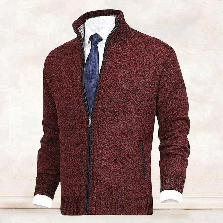 W&W Mode | Elegantes Herrenjackett mit Reißverschluss und Taschen