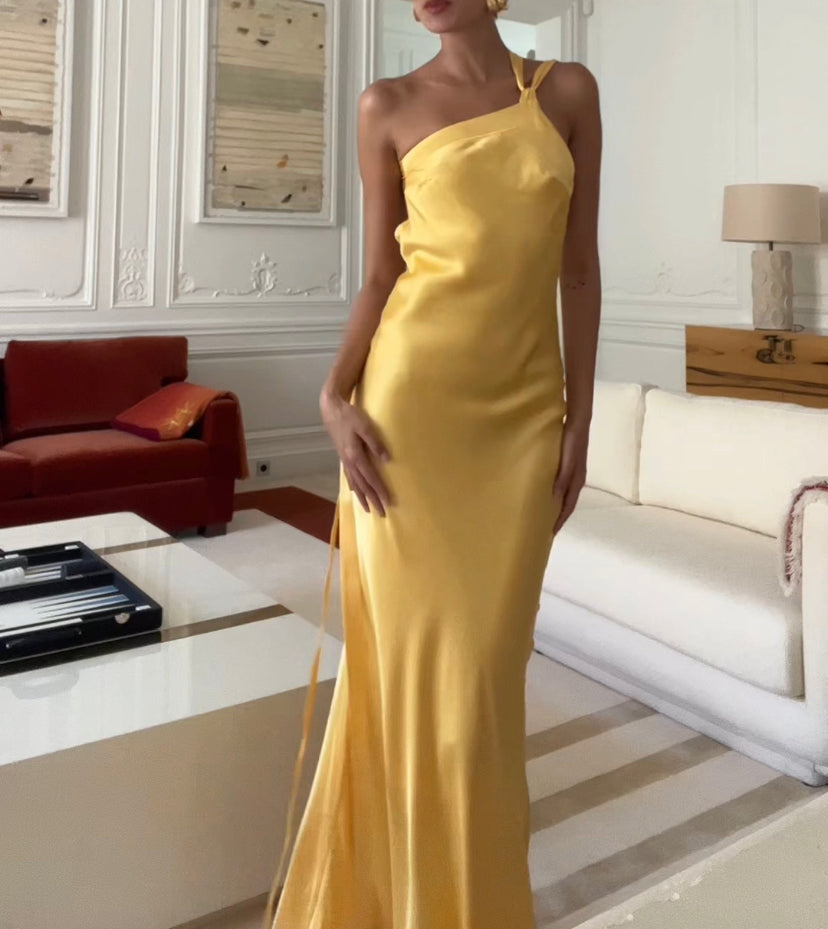 WW | Shoulder-Kleid Mit Schnürdetails Für Frauen