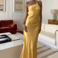 WW | Shoulder-Kleid Mit Schnürdetails Für Frauen