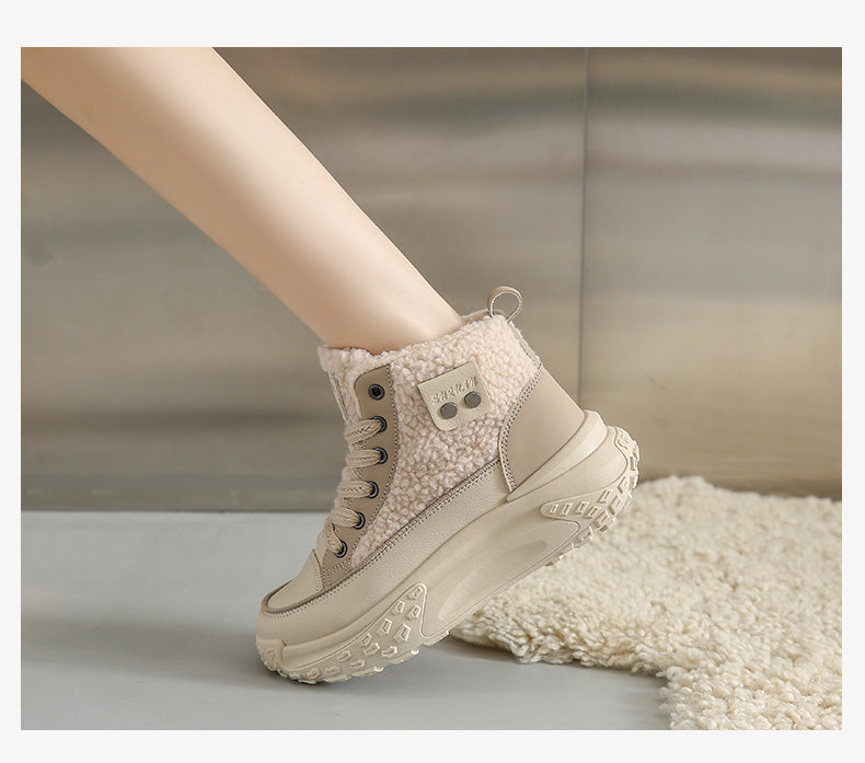 WW – Wasserdichte Plüsch-Stiefeletten