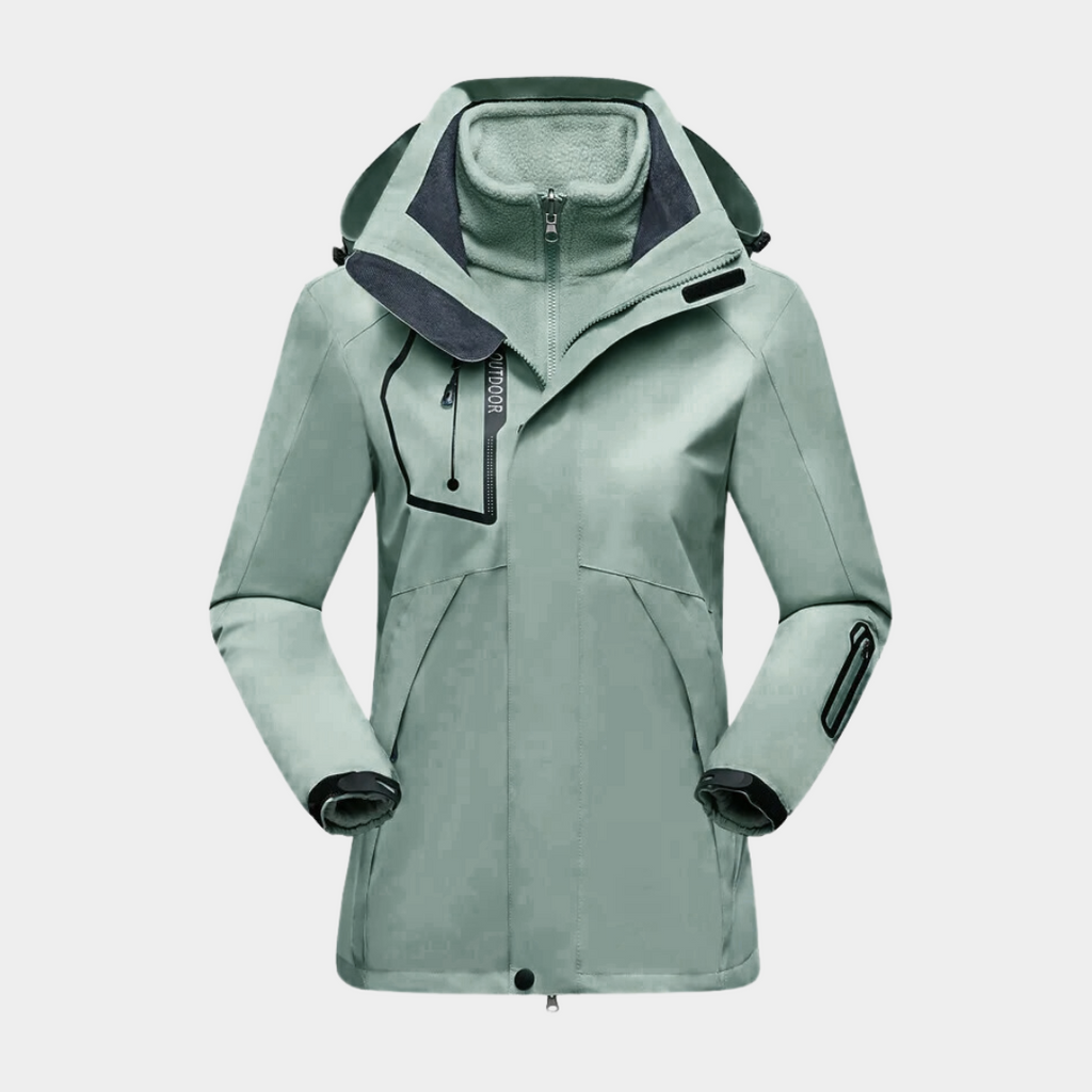 WW | Lange Jacke Für Frauen Wasserabweisend