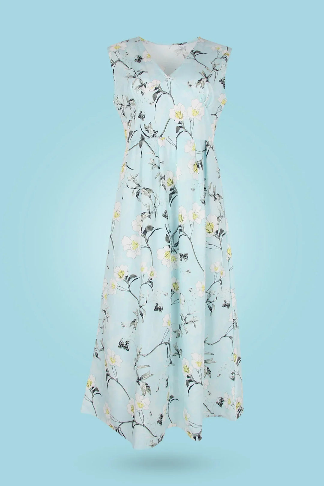 W&W Mode | Elegantes Maxikleid mit Floralem Muster