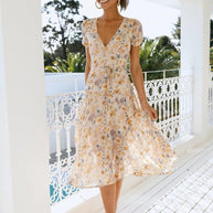 WW | Kleid in Midi Länge, Ideal Für Frühling Und Den Täglichen Gebrauch