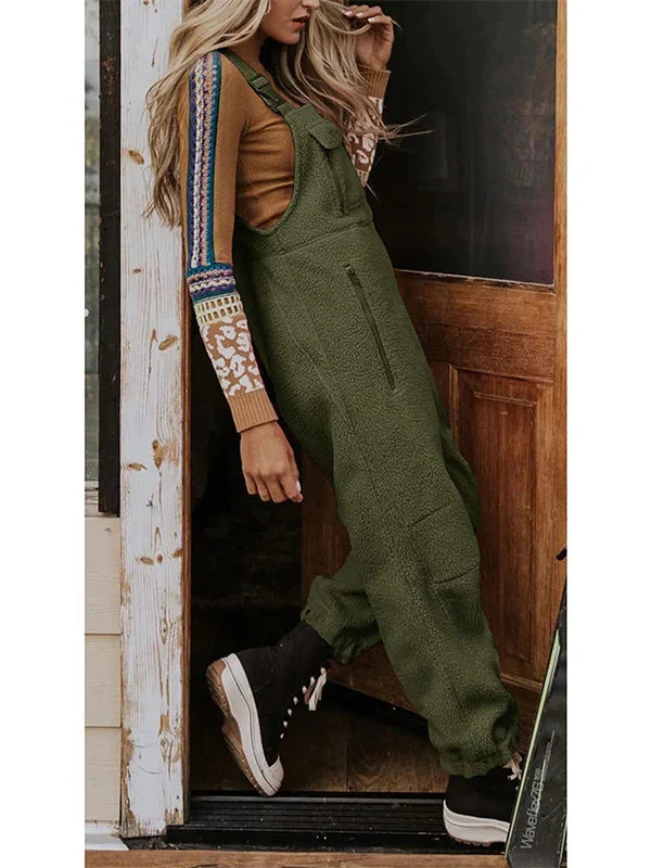 W&W Mode | Thermo-Overall aus Fleece mit Reißverschlusstaschen für Frauen