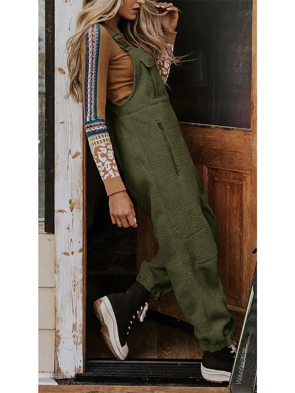 WW | Thermo-Overall aus Fleece mit Reißverschlusstaschen für Frauen