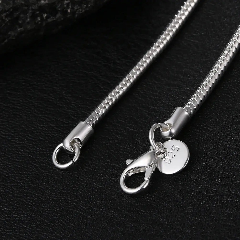 WW | 925 3mm Sterling Silber Schlangen Kette