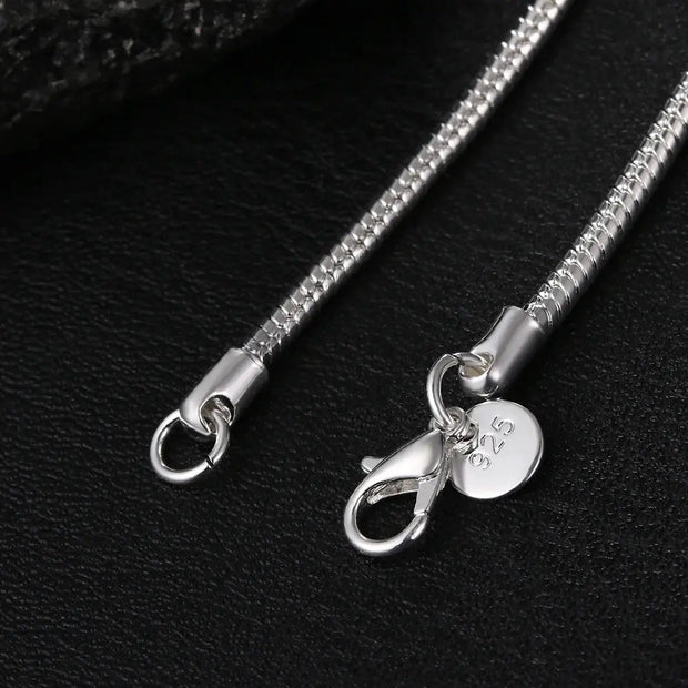 WW | 925 3mm Sterling Silber Schlangen Kette