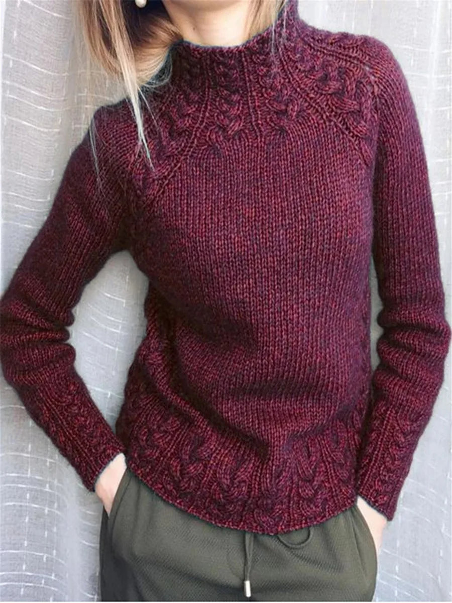 Damen Pullover mit lockerer Passform aus weichem, atmungsaktivem Material