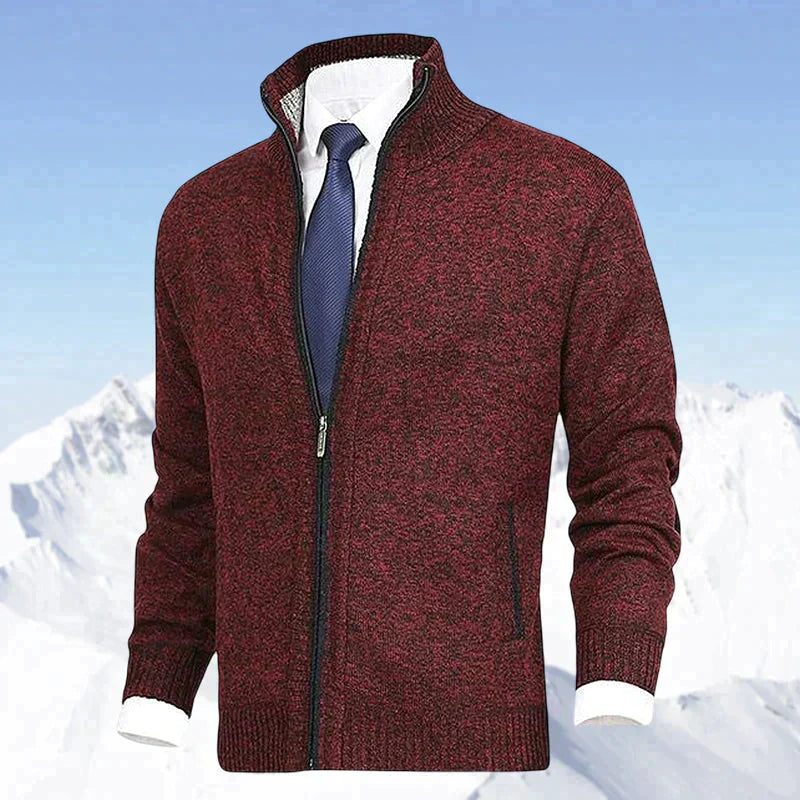 WW | Elegantes Herrenjackett mit Reißverschluss und Taschen