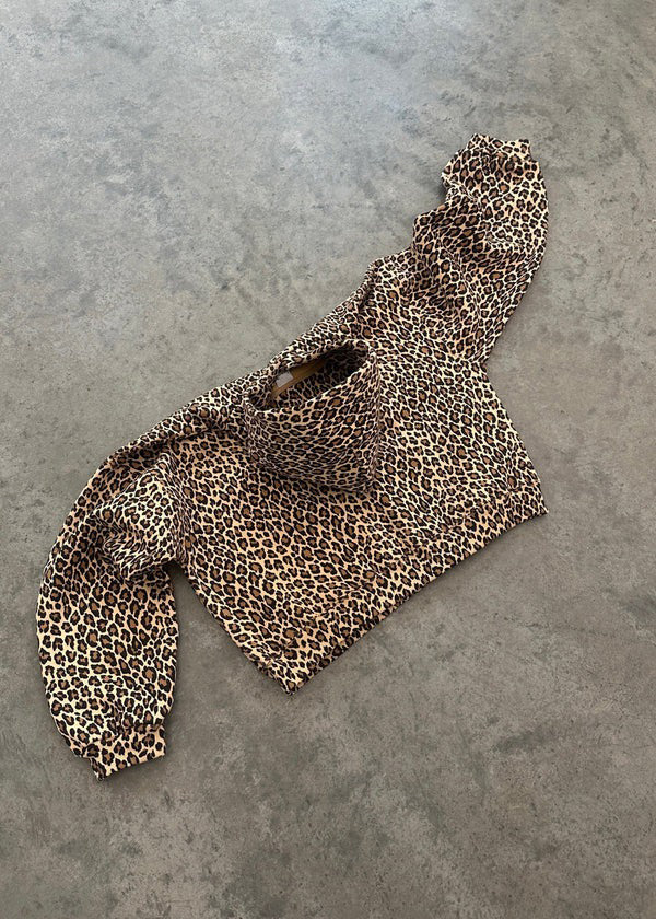 W&W Mode | Leopardenmuster Hoodie und Jogginghose Set für Damen