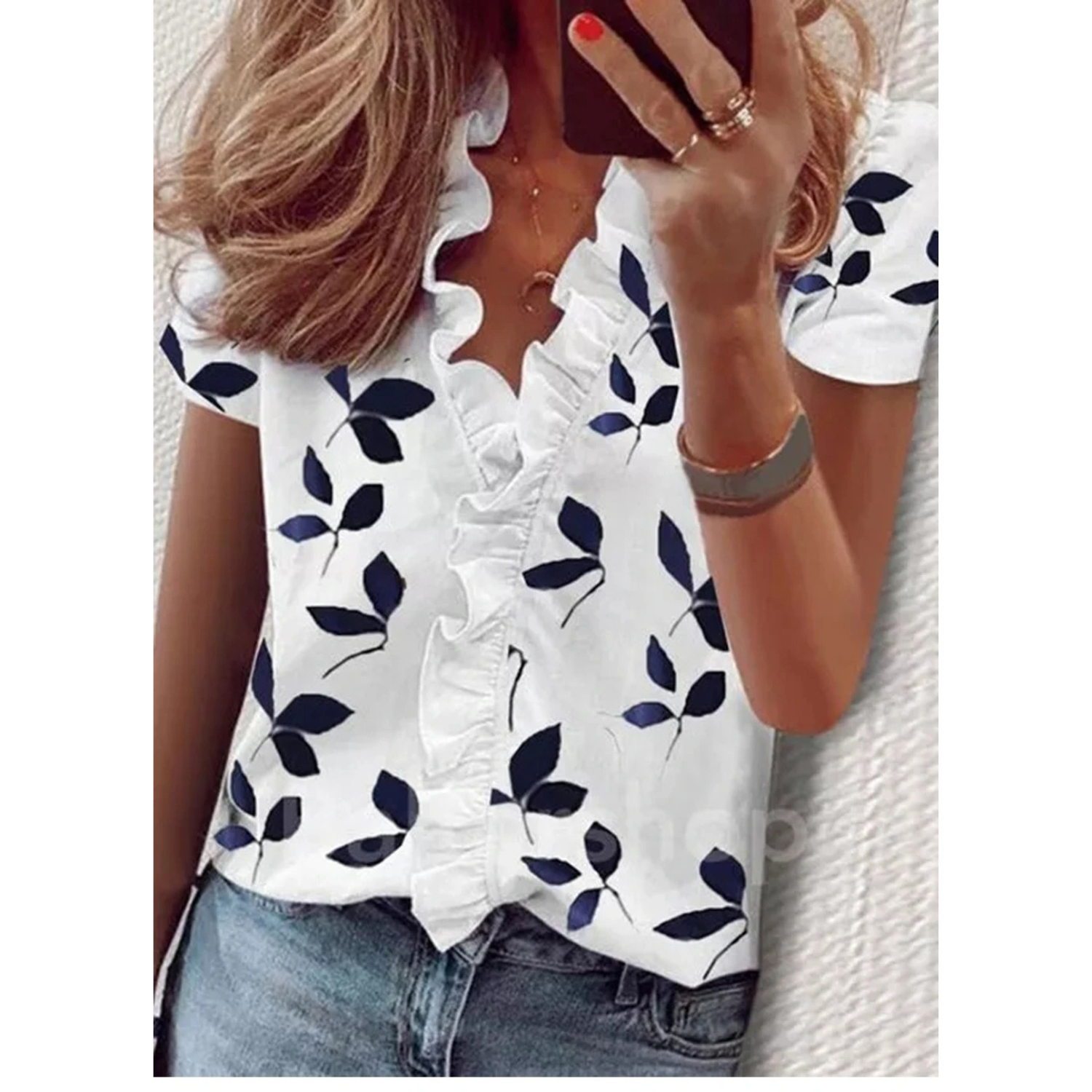 WW | Bluse Aus Chiffon mit Blumen