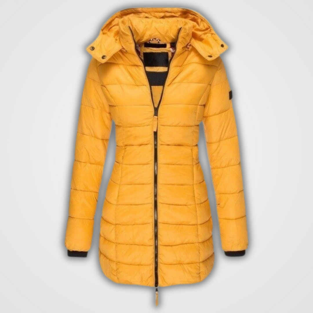W&W Mode - Eleganter urbaner Stil Wintermantel für Damen mit Stehkragen