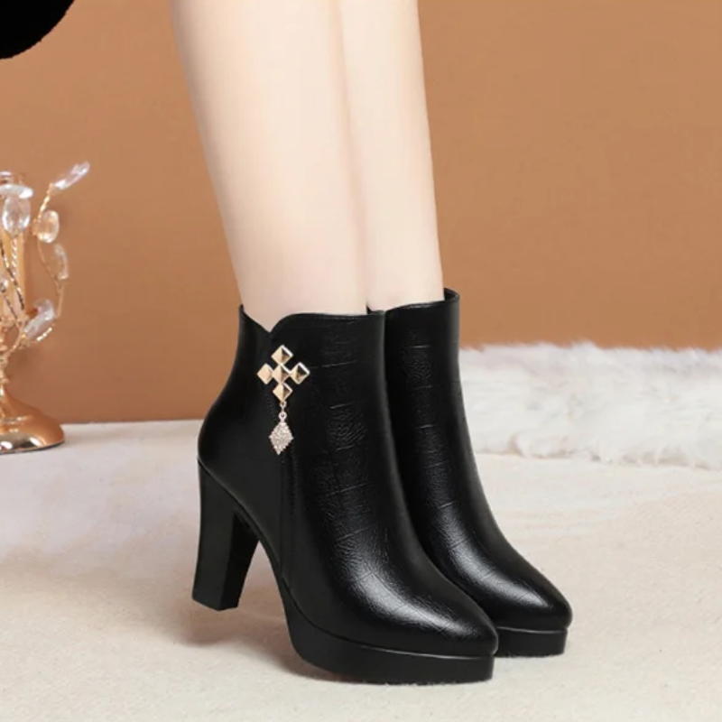 W&W Mode | Elegante Damen Stiefeletten Mit Rutschfester Sohle Und Komfort