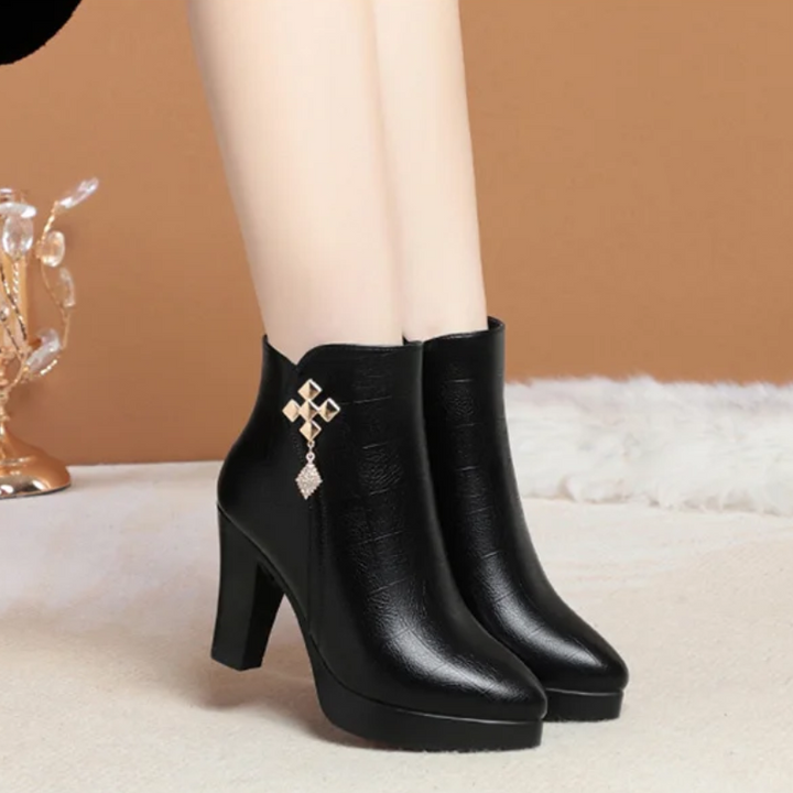 W&W Mode | Elegante Damen Stiefeletten Mit Rutschfester Sohle Und Komfort