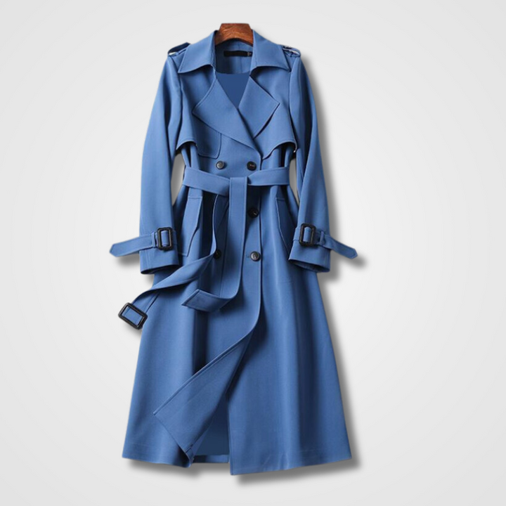 W&W Mode | Lässiger Langer Trenchcoat Mit