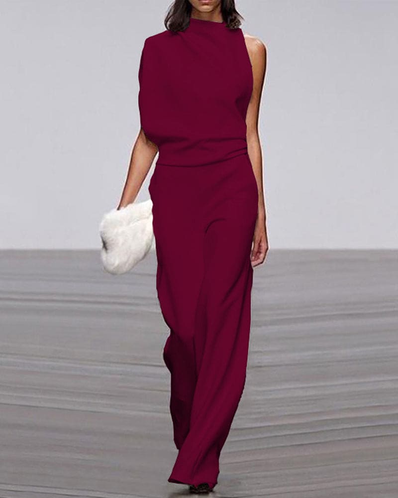 WW | Premium Ein Schulter Jumpsuit