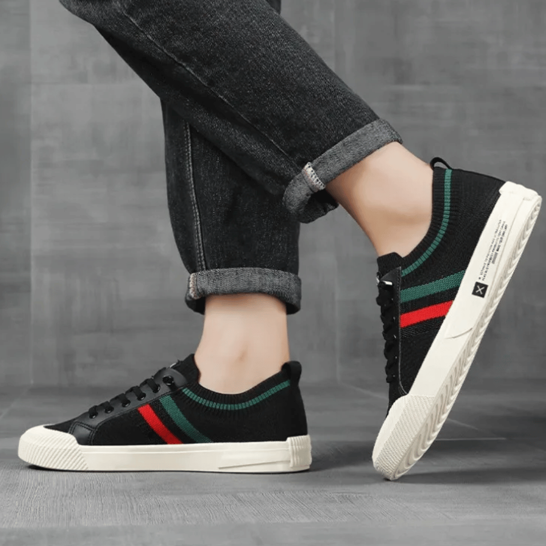 W&W Mode | Lässige Sneakers Mit Strickmuster Für Männer