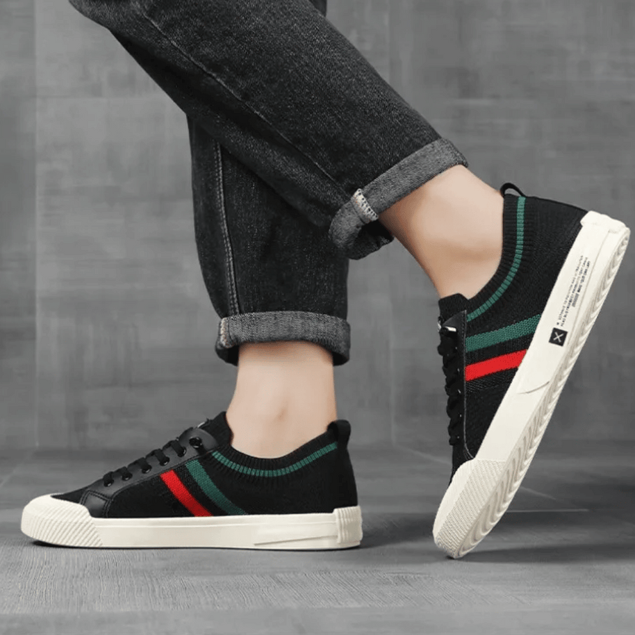 WW | Lässige Sneakers Mit Strickmuster Für Männer