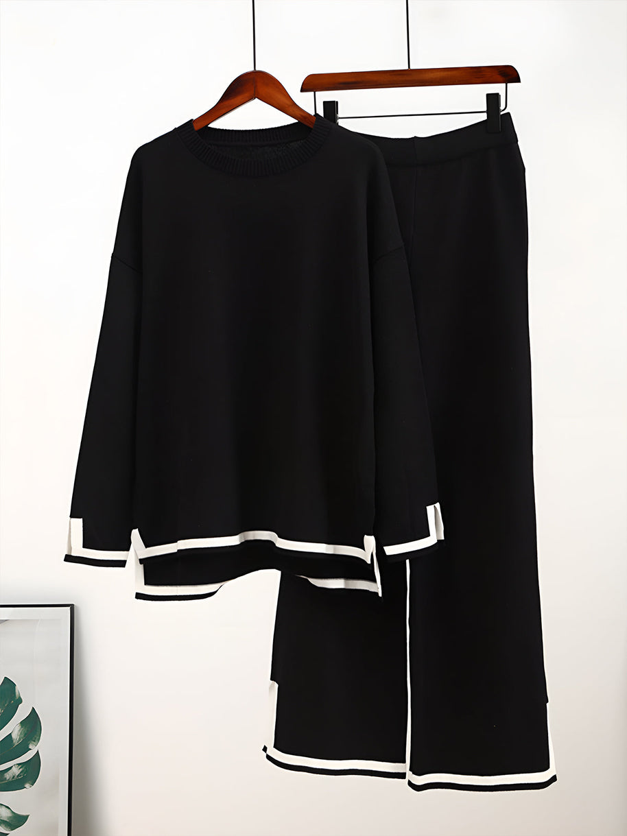 WW Elastisches Strick-Lounge-Set