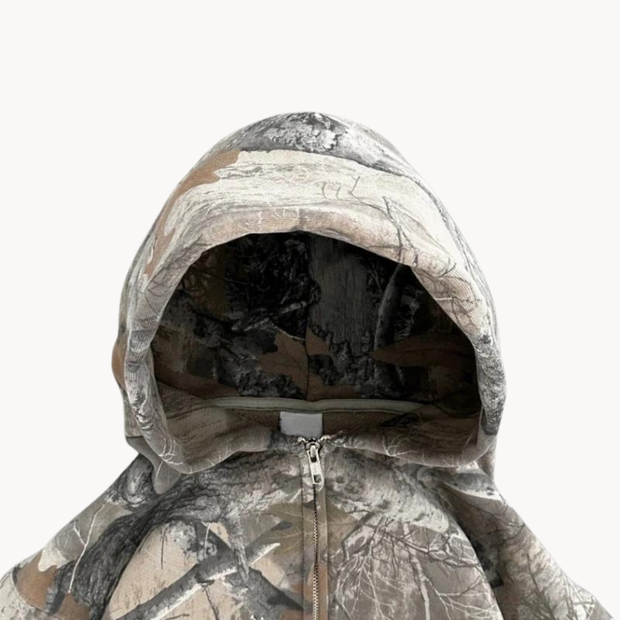WW | Camo Kapuzenpulli Übergröße Komfort Und Stylischer Camo Look