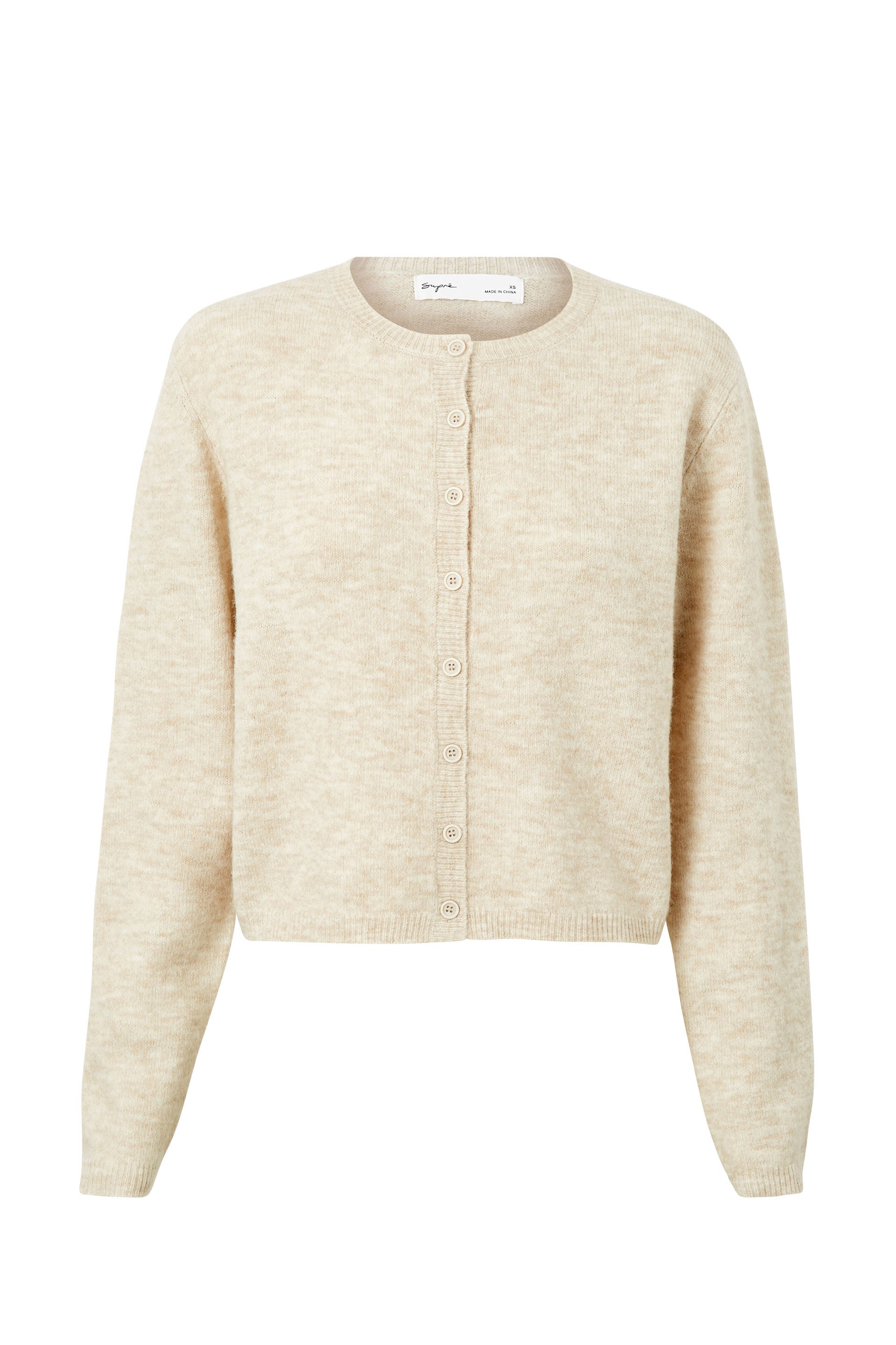 WW | Bunter Unifarbener Damen-Cardigan
