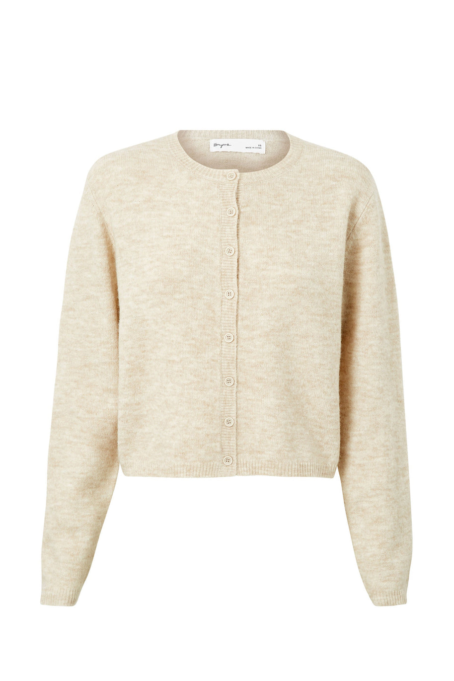 WW | Bunter Unifarbener Damen-Cardigan
