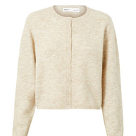 WW | Bunter Unifarbener Damen-Cardigan