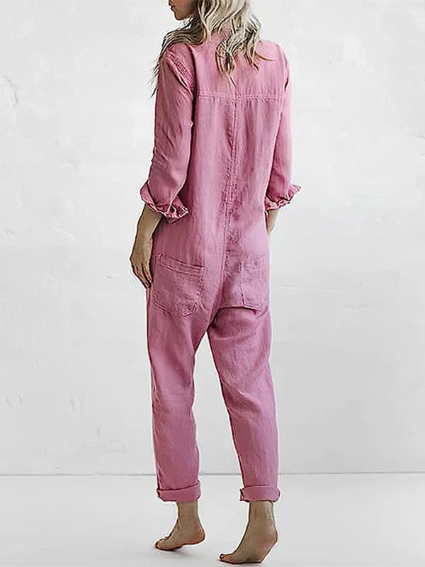 WW | Leinen-Overall