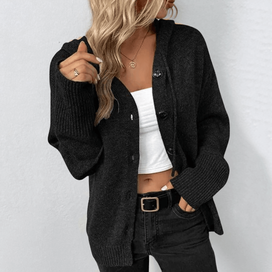 WW | Leichter Knopf Strickjacke Für Frauen