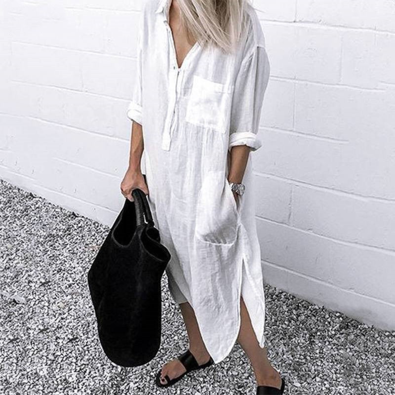 WW | stilvolles und bequemes langes Sommerkleid