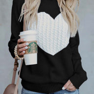 Lässiger und entspannter Winterpullover