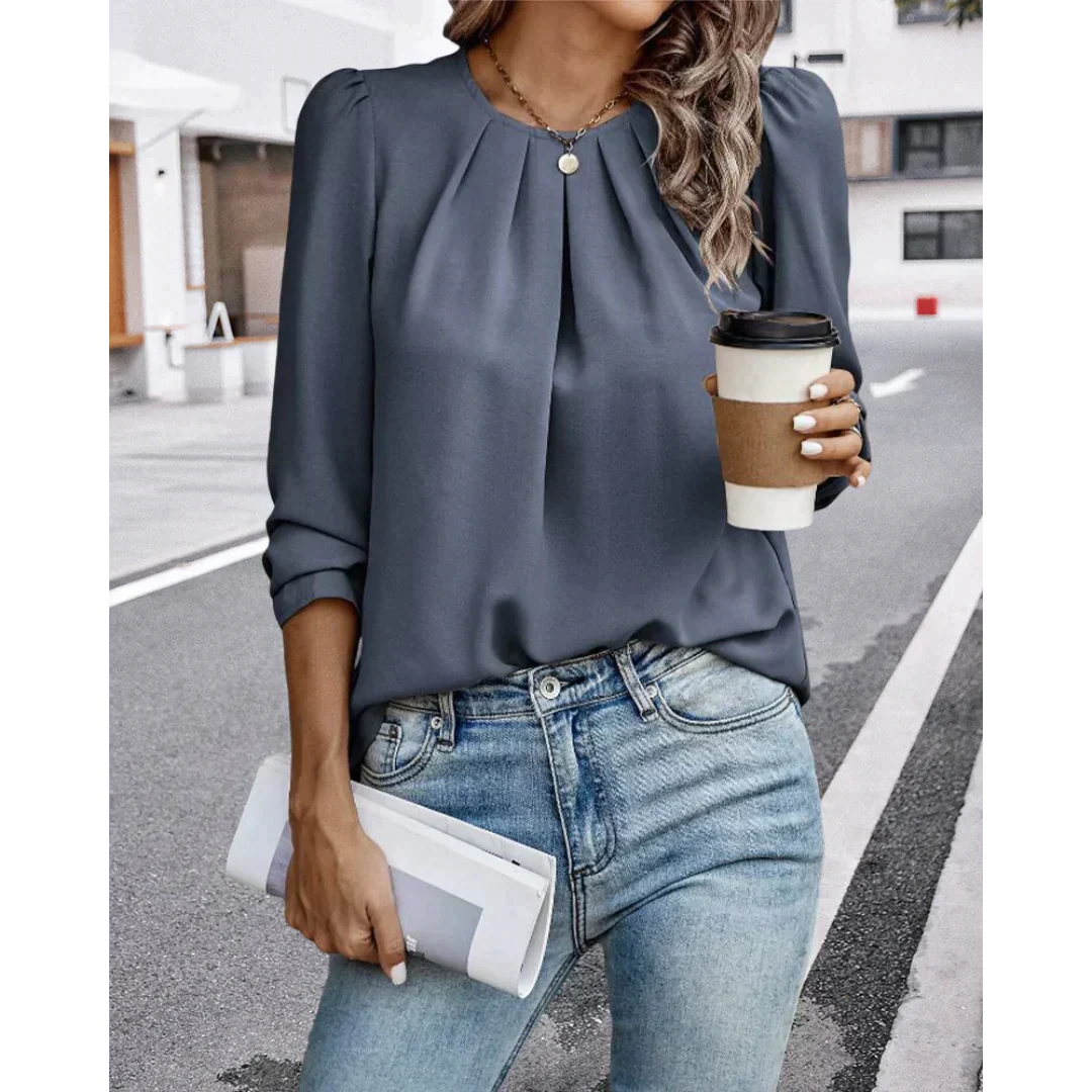 WW | Rüschentop mit Puffärmeln für Damen - Elegant und Trendy