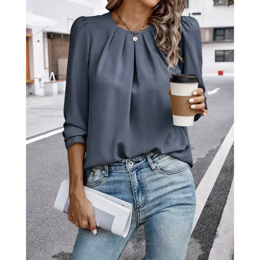 WW | Rüschentop mit Puffärmeln für Damen - Elegant und Trendy
