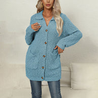 WW | Lässiger Einfarbiger Cardigan