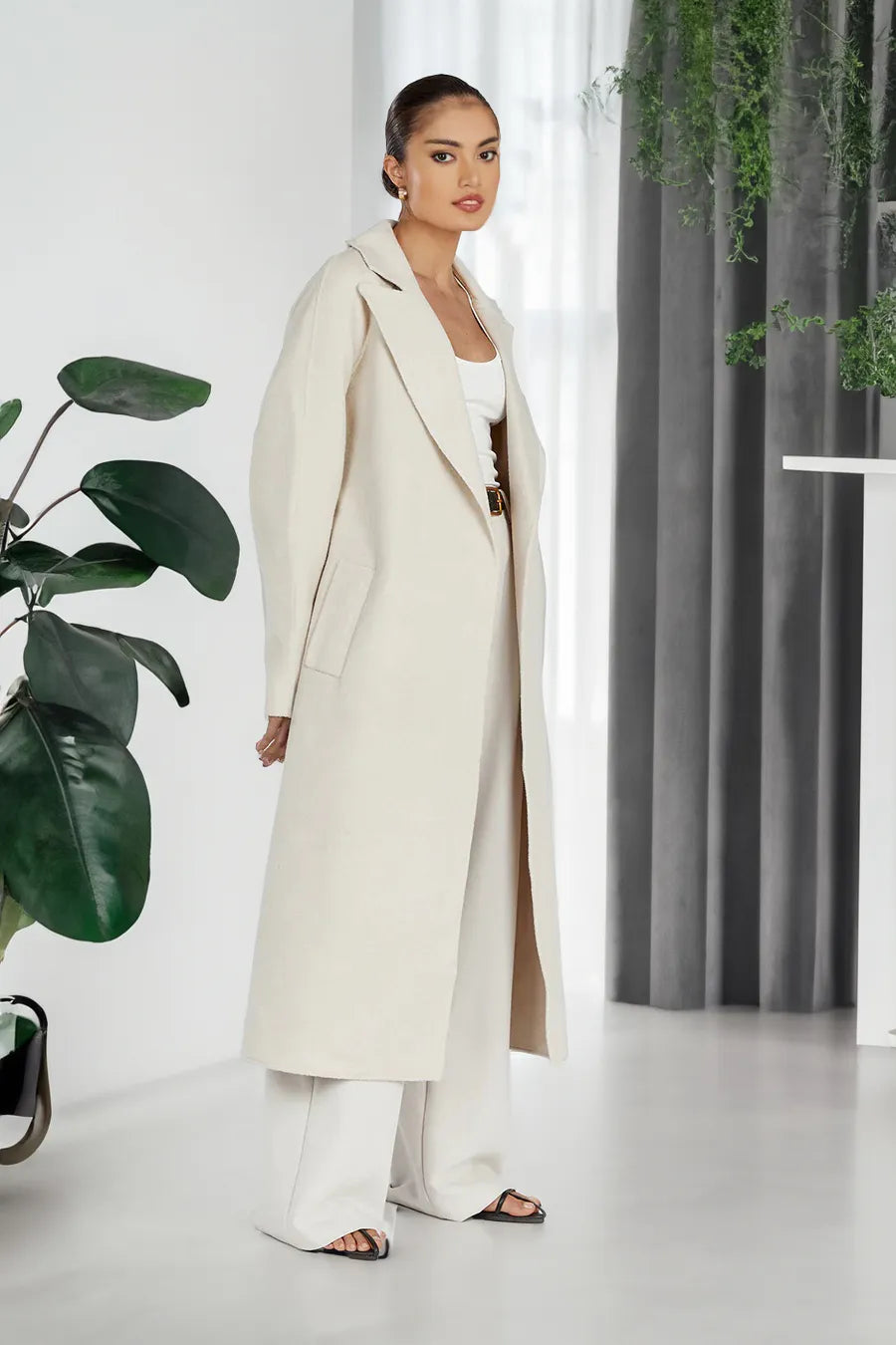 WW Trenchcoat | Stilvoller langer Damen-Trenchcoat im Oversize-Stil