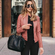 WW | Modische Lederjacke