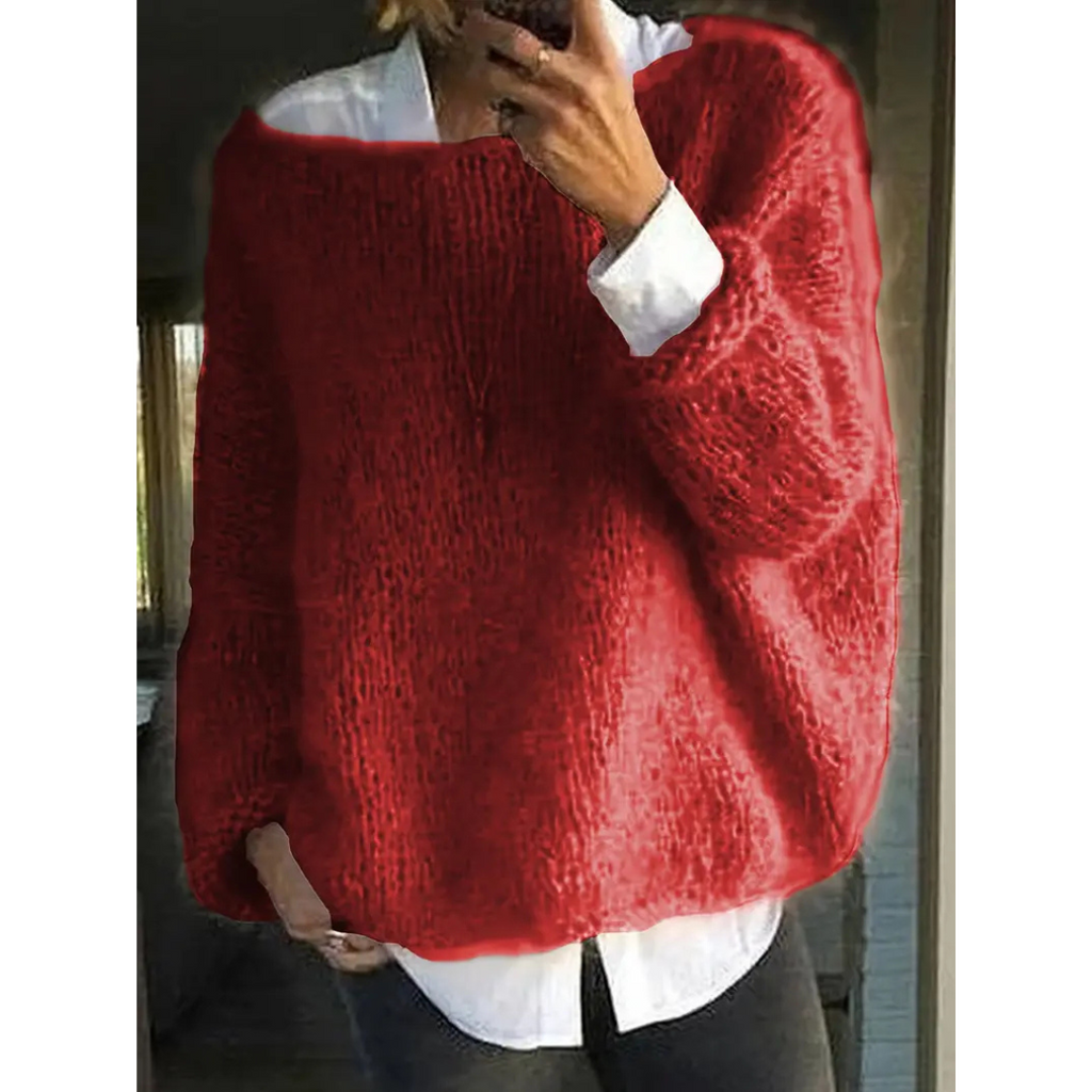 WW | Pullover Damen Strick Casual mit Langen Ärmeln