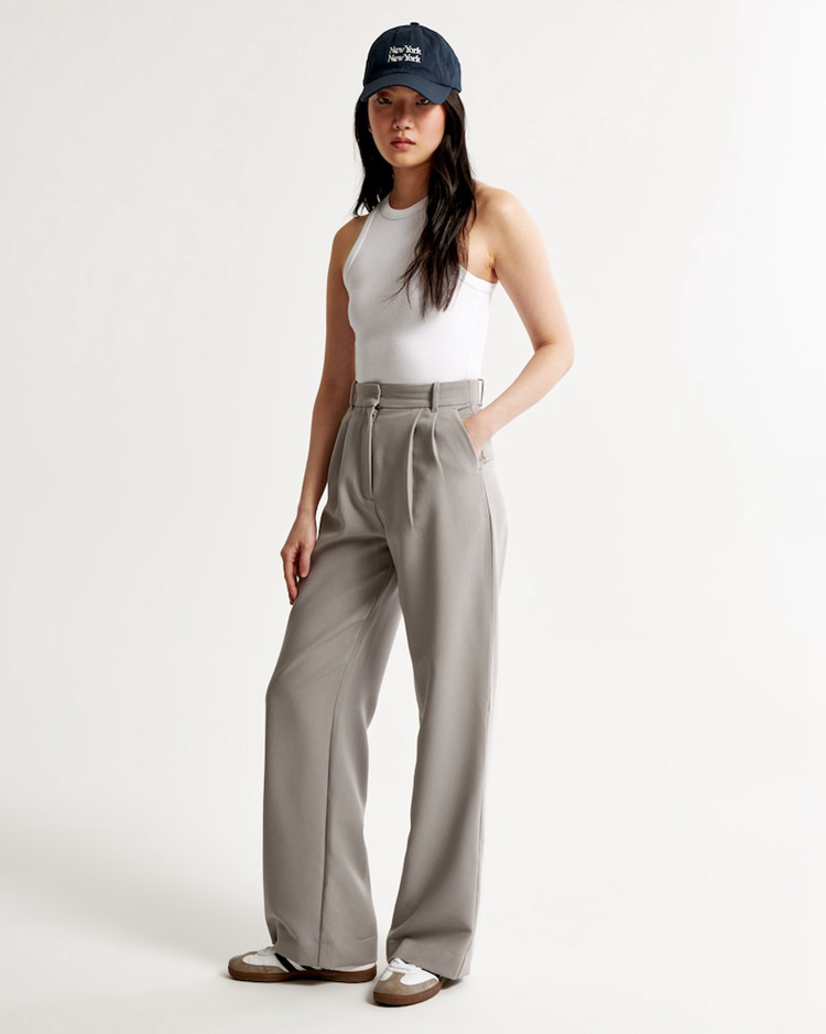 WW | Casual Hose mit Hoher Taille und Weitem Bein für Damen
