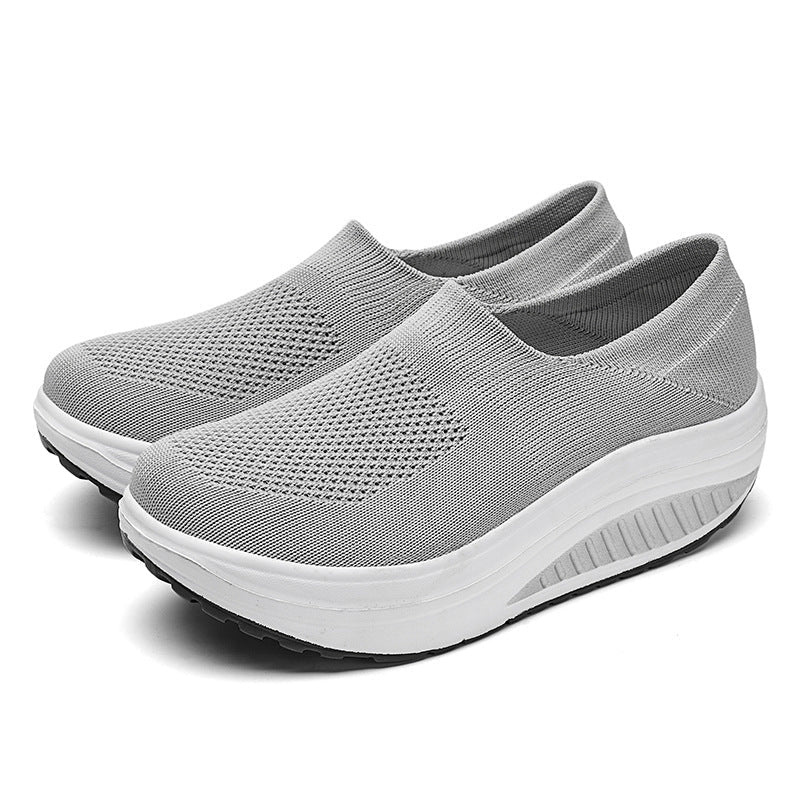 WW | Damen Sneaker Orthopädische Freizeitschuhe Mit Rutschfester Plattformsohle