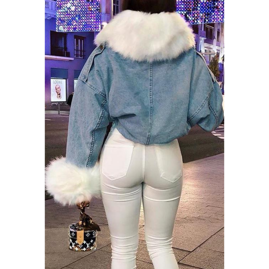 WW | Winterjacke aus Jeans für Frauen