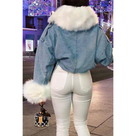 WW | Winterjacke aus Jeans für Frauen