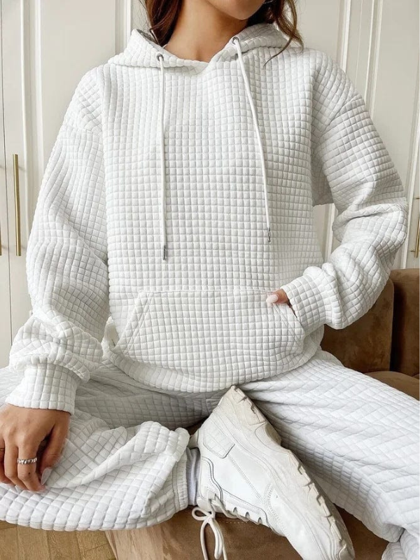 WW | Damen Pullover Hoodie mit Kordelzugkapuze