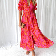 WW | Rosa Maxikleid