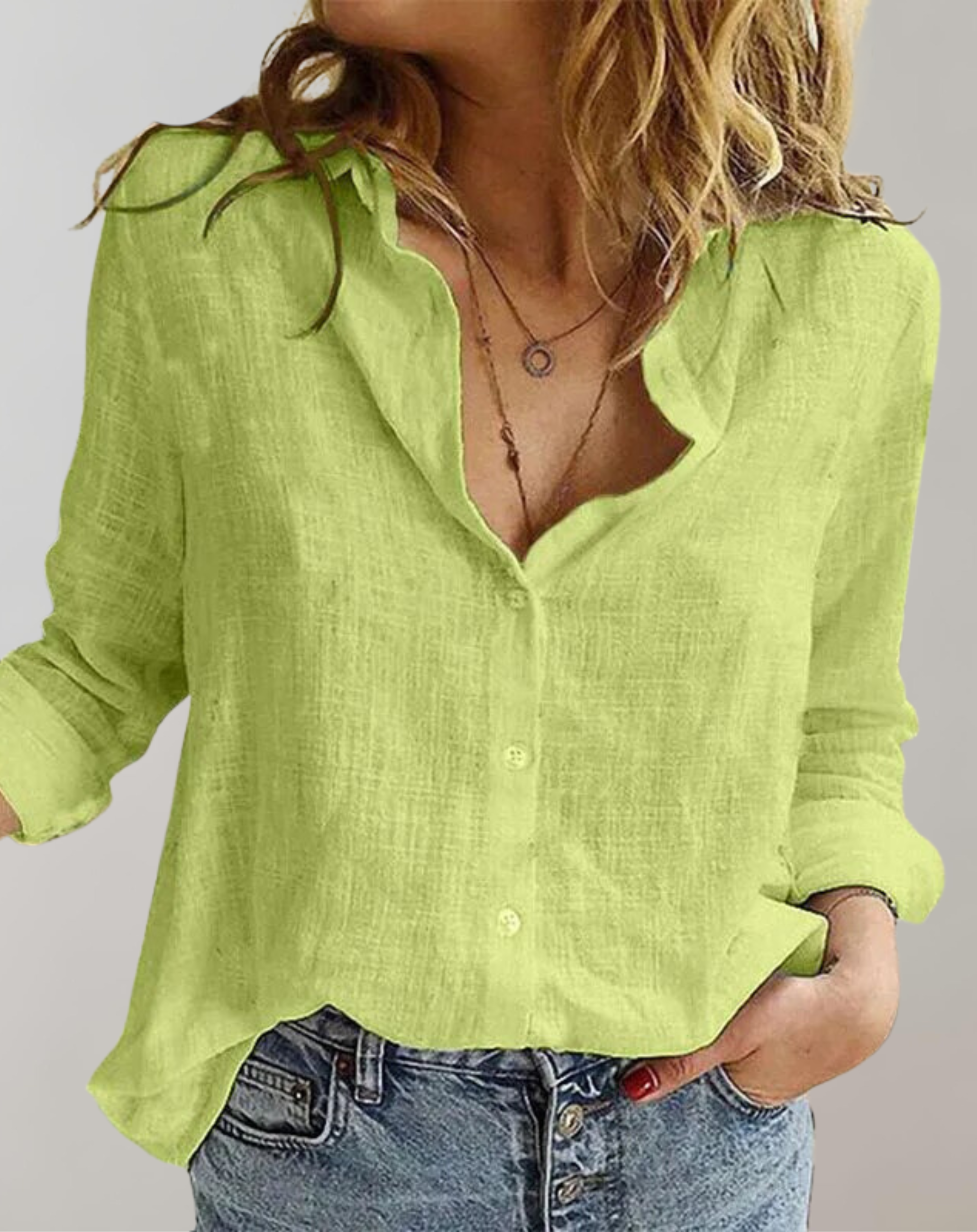 WW - Freizeit Weiß Gelb Hemden