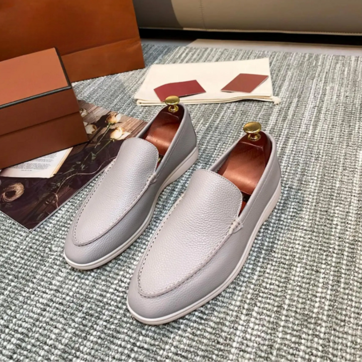 W&W Mode | Herren Leder Slipper Aus Hochwertigem Rindsleder