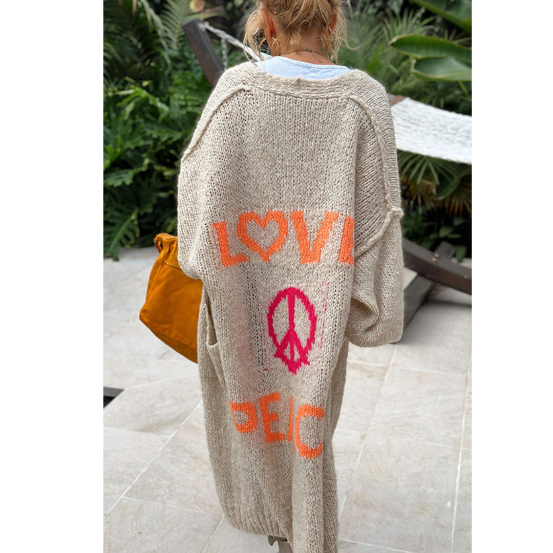 WW peace strickjacke - Ibiza