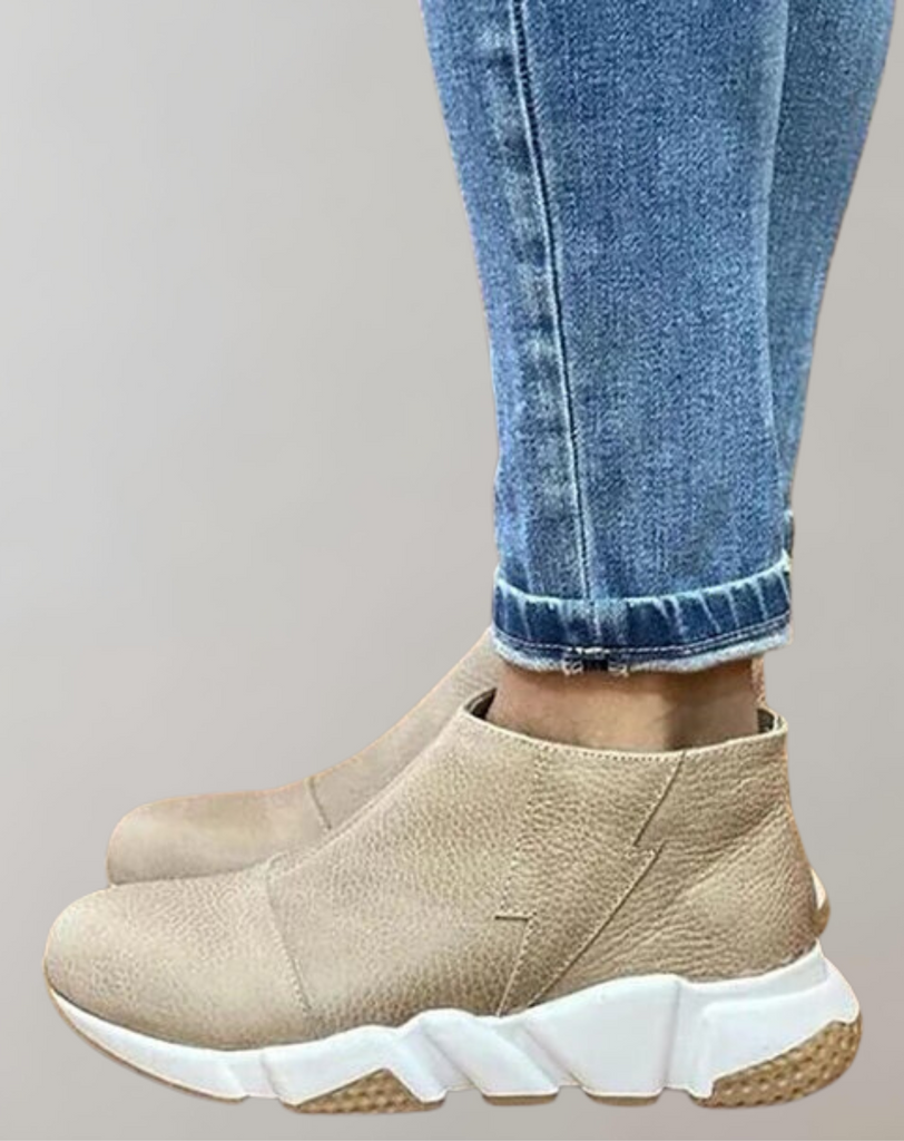 WW | Damen Plateau Stiefeletten Ortopedical