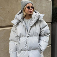 WW | Lockere Baumwollgefütterte Jacke