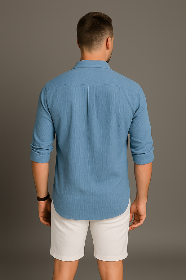 WW | Leinen Herrenpolo